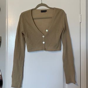 Tan pretty little thing cardigan
